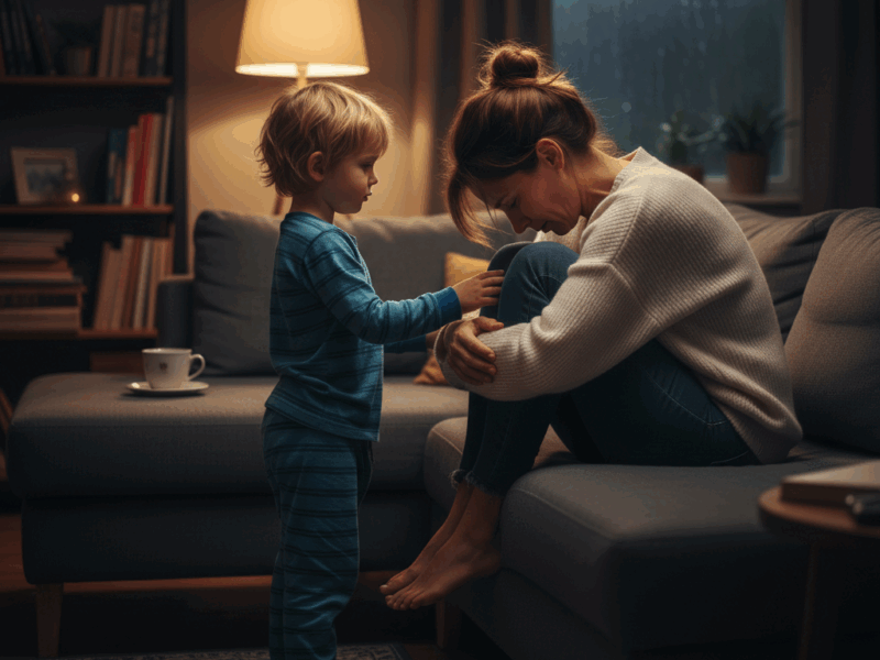 Mostrare il dolore o proteggere i bambini? Scopri come normalizzare il lutto e vivere le emozioni insieme, senza filtri.